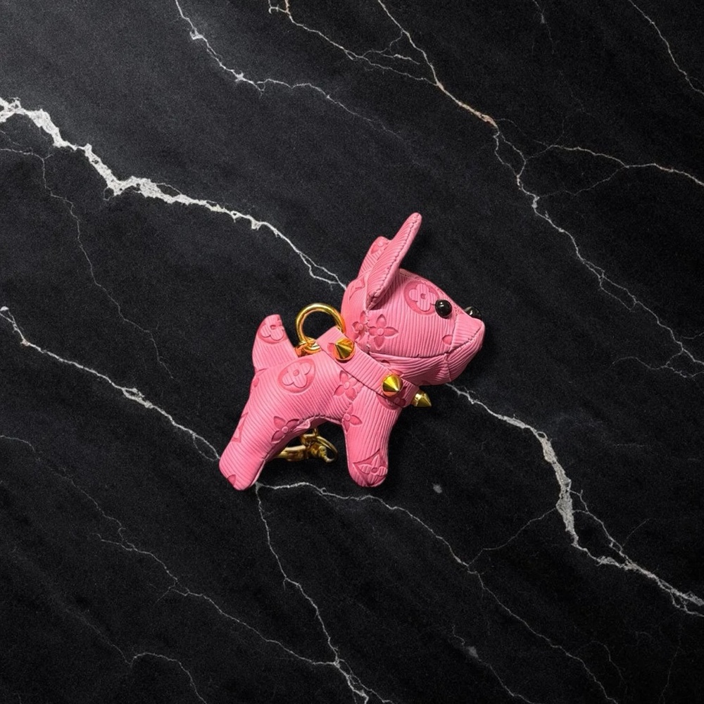 Elegant Special Print Pink Dog KeyChain! - Picture 3 of 3